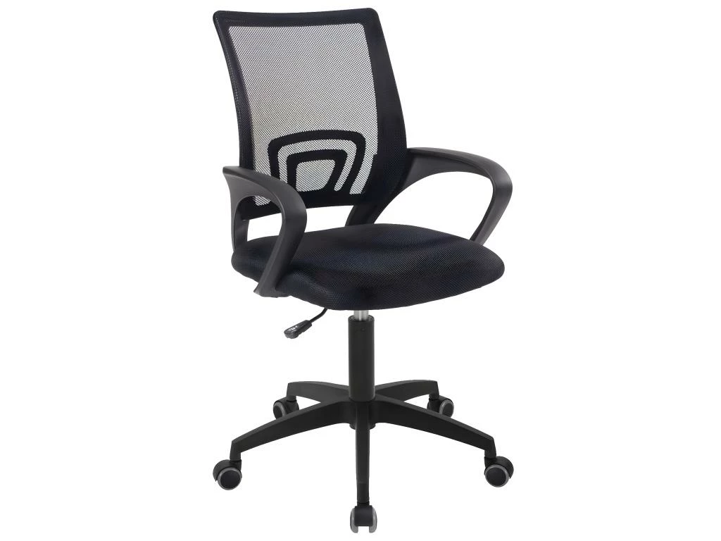 Chaise De Bureau Ergonomique Pivotante Réglable Haut Bas FLAG-E (Noir) 1 Chaise De Bureau Ergonomique Pivotante Réglable Haut Bas FLAG-E (Noir)
