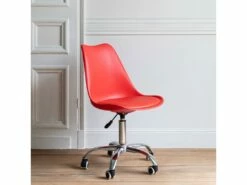 Chaise De Bureau Réglable En Hauteur Rouge ANNE - HAPPY GARDEN