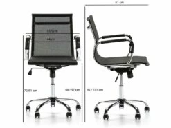 Fauteuil De Bureau Oxford Inclinable, Tissus Transpirable, Hauteur Réglable -mobilier de bureau Shop siege de bureau 9906901