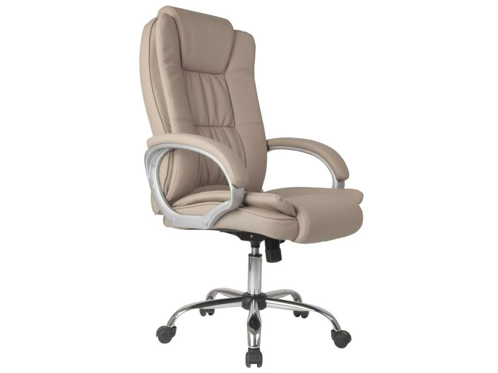 Chaise De Bureau Karen Elevable Et Fauteuil Inclinable En Simili Cuir Taupe 1 Chaise De Bureau Karen Elevable Et Fauteuil Inclinable En Simili Cuir Taupe