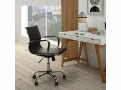 Fauteuil De Bureau Croma Inclinable Noir,Cuir Synthétique -mobilier de bureau Shop siege de bureau 9906967