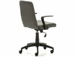 Fauteuil De Bureau Relevable Teo Matelassé Avec Tissu Gris Foncé -mobilier de bureau Shop siege de bureau 9906973