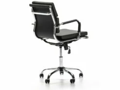 Fauteuil De Bureau Fenix Inclinable Noir, Cuir Synthétique -mobilier de bureau Shop siege de bureau 9907063