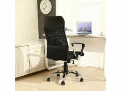 Chaise De Bureau Campus Relevable Et Fauteuil Inclinable En Simili Cuir Noir -mobilier de bureau Shop siege de bureau 9907087