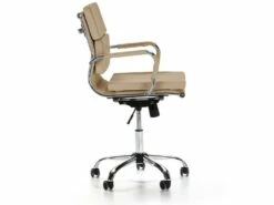 Fauteuil De Bureau Fenix Inclinable Taupe, Cuir Synthétique 7 Fauteuil De Bureau Fenix Inclinable Taupe, Cuir Synthétique -mobilier de bureau Shop siege de bureau 9907121