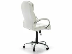 Fauteuil De Bureau à Hauteur Réglable Et Inclinable Nixon Similicuir Blanc 5 Fauteuil De Bureau à Hauteur Réglable Et Inclinable Nixon Similicuir Blanc -mobilier de bureau Shop siege de bureau 9907131